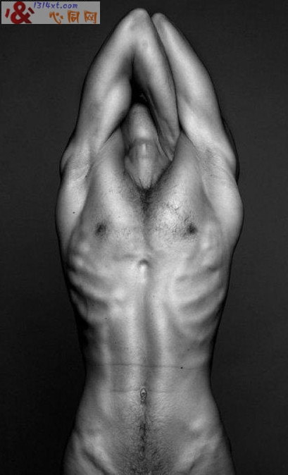 男性人体艺术 肢体行为艺术
