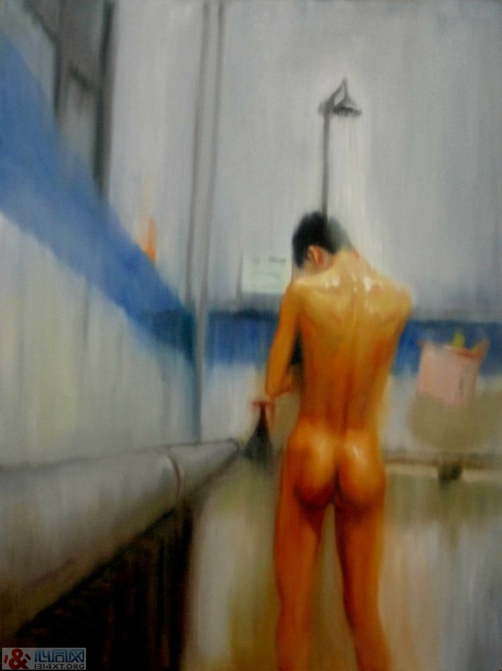 同性恋艺术:画家林金福的东方男体(组图)