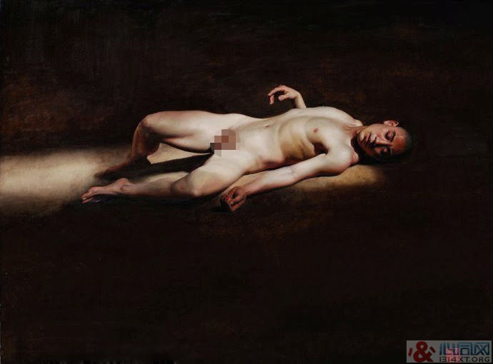 同性恋艺术:画家林金福的东方男体(组图)