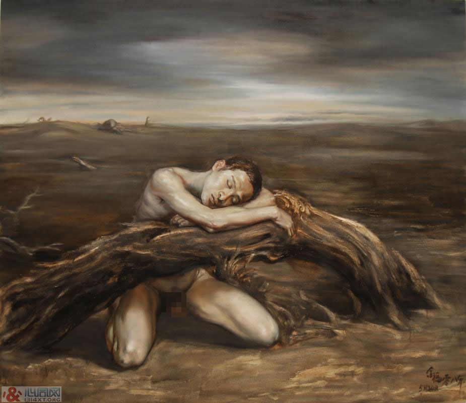 同性恋艺术:画家林金福的东方男体(组图)