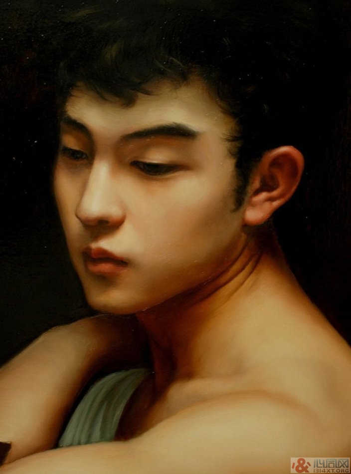 同性恋艺术:画家林金福的东方男体(组图)