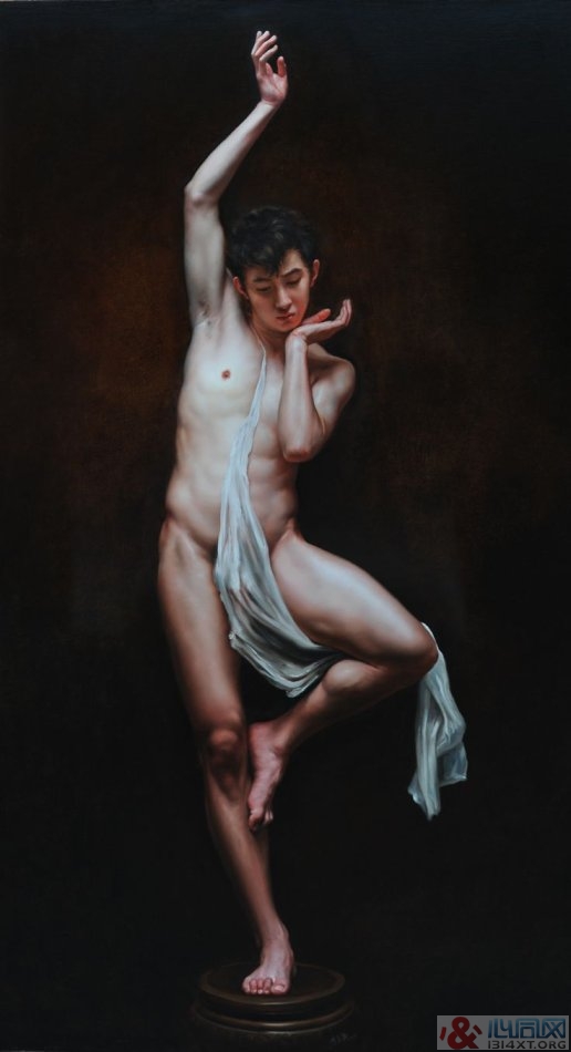 同性恋艺术:画家林金福的东方男体(组图)