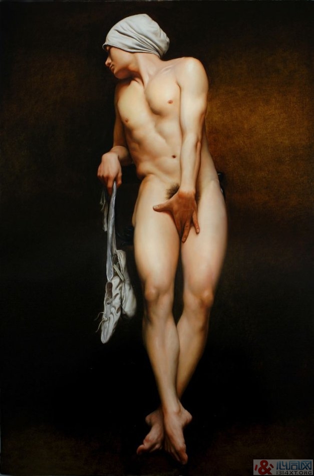 同性恋艺术:画家林金福的东方男体(组图)